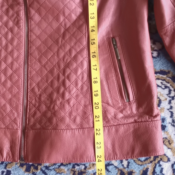NEW Bradley Bayou Quilted Panel Leather Jacket - Picture 6 of 9